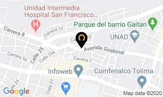 Mapa de El Establo Bbq en Ibagué