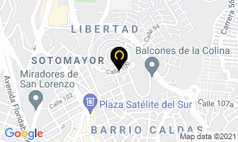 Mapa de El Girasol en Bucaramanga