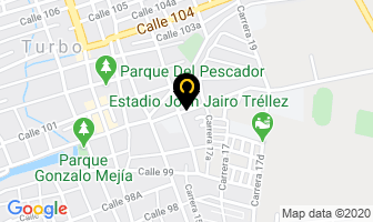 Mapa de El Gran Pescador en Turbo