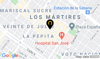Mapa de El Guardaropa en Bogotá D.C