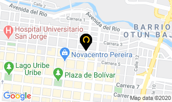 Mapa de El Hotel San Marcos en Pereira