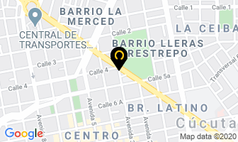 Mapa de El Imperio Del Chaleco Y El Casco en Cúcuta