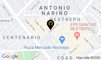 Mapa de El Jefe Telas en Bogotá D.C