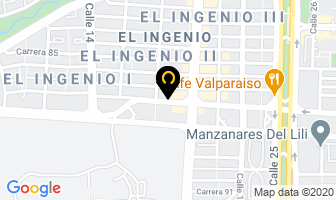Mapa de El Market en Cali