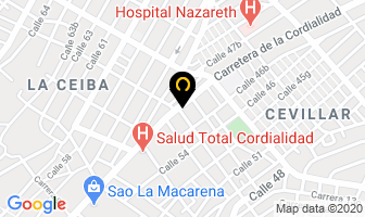 Mapa de El Mercado De La Construccion en Barranquilla
