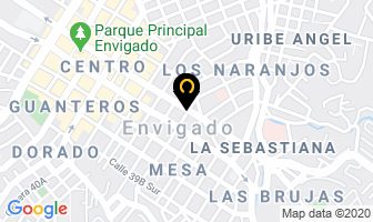 Mapa de El Meson Del Chef en Envigado