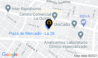 Mapa de El Palacio De La Carne en Ibagué