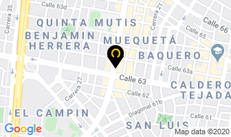Mapa de El Palacio De La Espuma en Bogotá D.C