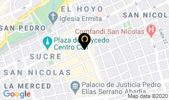 Mapa de El Palacio De La Reposteria en Cali