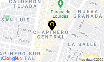 Mapa de El Palacio De Las Carteras en Bogotá D.C