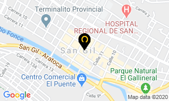 Mapa de El Palacio De Las Cobijas en San Gil