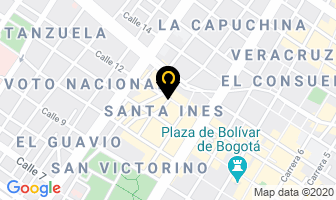 Mapa de El Palacio De Las Cobijas en Bogotá D.C