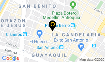 Mapa de El Palacio De Las Materas en Medellín