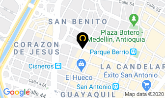 Mapa de El Palacio De Las Molduras.com en Medellín