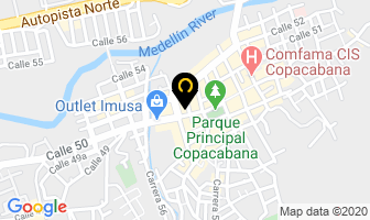 Mapa de El Palacio De Los Cosméticos en Copacabana