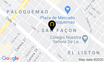 Mapa de El Palacio Del Aluminio Ltda. en Bogotá D.C