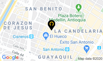 Mapa de El Palacio Del Billar en Medellín