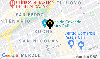 Mapa de El Palacio Del Estuche en Cali