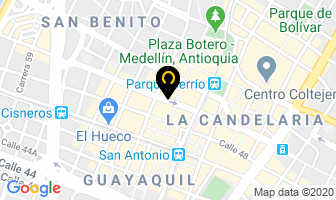 Mapa de El Palacio Del Murano en Medellín