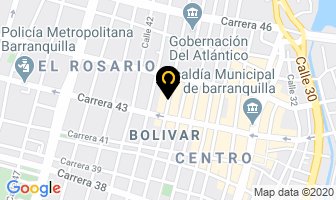 Mapa de El Palacio Del Uniforme en Barranquilla