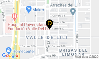 Mapa de El Parche Pizzería en Cali