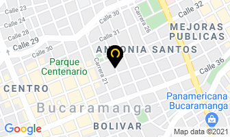 Mapa de El Parche Valluno en Bucaramanga