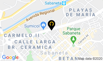 Mapa de El Platanal en Sabaneta