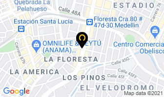 Mapa de El Portal De Eber Muebles en Medellín