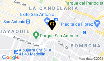 Mapa de El Punto De La Empanada en Medellín
