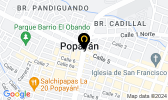 Mapa de El Punto Eléctrico en Popayán