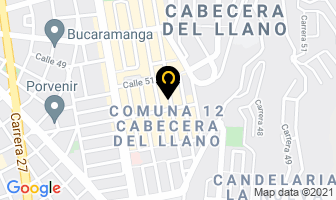Mapa de El Rancherito en Bucaramanga