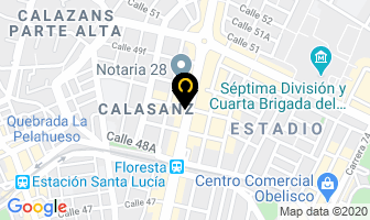Mapa de El Rancho De Dino en Medellín