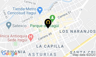 Mapa de El Rancho De Juancho en Itaguí
