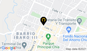 Mapa de El Rinconatura en Chía