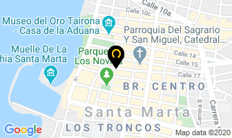 Mapa de El Rincóncito Artesanal en Santa Marta