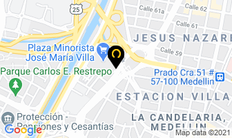 Mapa de El Romedal en Medellín
