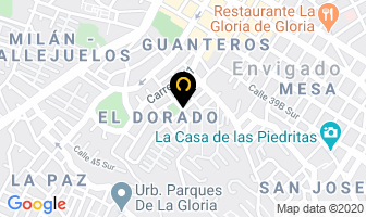 Mapa de El Sahumerio en Envigado