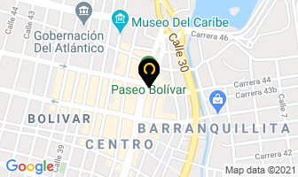 Mapa de El Shaddai en Barranquilla