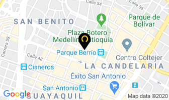 Mapa de El Shaddai en Medellín