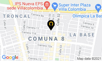 Mapa de El Suizo en Cali