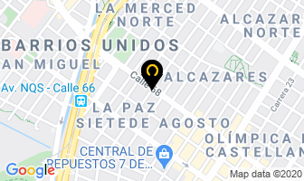 Mapa de El Taller Del Exhosto en Bogotá D.C