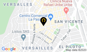 Mapa de El Taller Del Jengibre en Cali