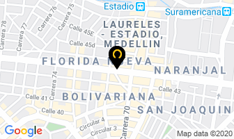 Mapa de El Taller Motorcycles en Medellín