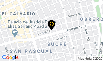 Mapa de El Tejido en Cali