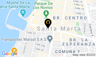 Mapa de El Tiempo en Santa Marta