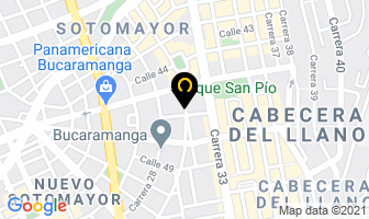 Mapa de El Tiempo en Bucaramanga