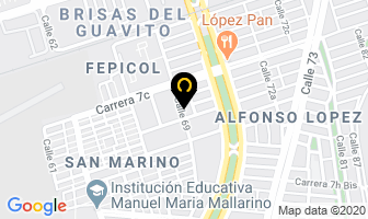 Mapa de El Topacio en Cali
