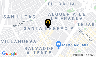 Mapa de El Universo Del Hilo en Bogotá D.C