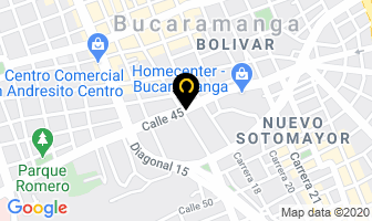 Mapa de El Ventilador en Bucaramanga