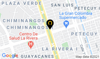 Mapa de El Vestier De Las Bambinas en Cali